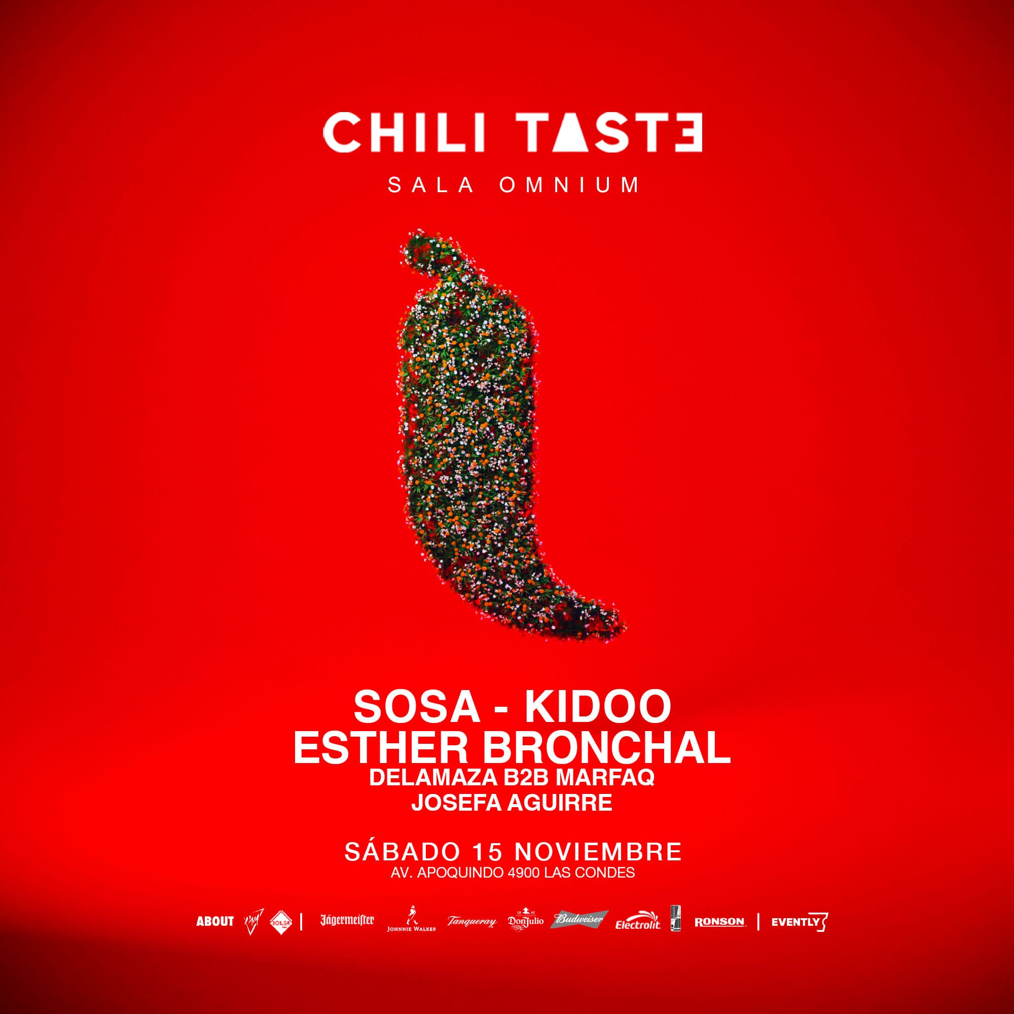 CHILI TASTE ◆ SALA OMNIUM (Sábado 15.11) image}
